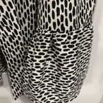 Who What Wear  Plus Size 2X Dress Brushed Dot Cream Black High Neck Sleeveless Photo 2