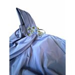 David Meister NWT Blue One Shoulder Jeweled Gown - Size 22 Photo 12