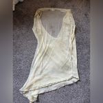 Euro Beaded Sheer Asymmetrical Top Size L Photo 4