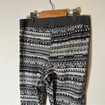 Nike Pro Dri-Fit Womens M Full Length Leggings Geometric Black Gray Activewear Photo 8