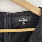 Lulus Size XS Forever Mine Black Ribbed Sleeveless Skater Dress NWTs Photo 6