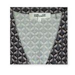 Diane Von Furstenberg  DVF 𖤗 Geometric Tile Print Silk Wrap Dress 𖤗 Grey 𖤗 Small Photo 3