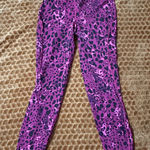 Lululemon Like New Base Pace High-Rise Crop 23" Cheetah Magenta Leggings Size 6 Photo 0