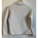 Orvis  Womens Quilted Sweater Heather Pullover Diamond Pattern Mock Neck Cozy XS Photo 7