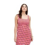 Diane Von Furstenberg NWT  x Target DVF Mini Shift Dress SZ 2 in Pink Modern … Photo 3