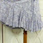 Aeropostale  Y2K‎ Floral Tie Waist Flippy Mini Skirt Purple Small Photo 6