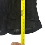 VTG Global Identity G III Suede Leather Blazer Jacket‎ Womens Large Black Crest Photo 10