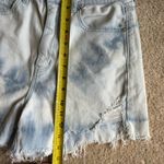 American Age  Light Blue Tie-Dye Jean Shorts Photo 3