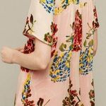 Maeve by Anthropologie Flower Market Swing Dress Velvet Burnout Red Motif Sz M Photo 1