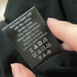 Norma Kamali black sleeveless long swing dress with gathered hemline maxi sz XS Photo 10