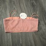 White Fox Boutique  Women's Sz M  Pink Glitter Crop Top Clubwear Causing Drama Photo 3