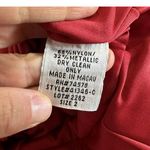 Cache Red Shimmer Sparkle Ruffle Gown Y2K New Size 2 Photo 6