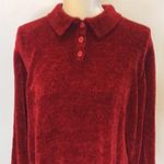 Alfred Dunner  deep red pull over size large Photo 1