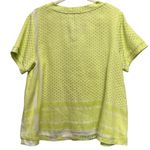 NWT Cecilie Copenhagen Women’s Short Sleeve 100% Cotton Top Size Large Green Photo 3