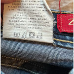 Vintage Zena Jeans Womens 29" waist Dark Wash Straight Leg Mid Rise Heavy 1980s Blue Photo 4