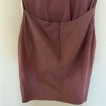 ZARA Limited Edition Backless Mauve Pink Ruched Mini Dress Medium NEW Photo 10
