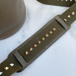 Valentino Garavani Valentino Rockstud women’s olive green leather bucket bag Photo 14
