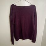 Calvin Klein Jeans  Scoop Neck Sweater Purple Metallic L Photo 4