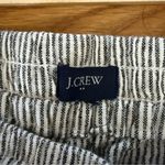 J.Crew  Women’s Striped Jogger pants‎ size 8 White blue Photo 3