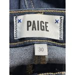 Paige  Women's Blue Dark Wash High waisted Slim Fit Skinny Denim Jeans Pants 30 Photo 3