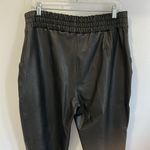 Spanx  Faux Leather Joggers Black Photo 8