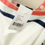 Lane Bryant  | NWT White Coral Navy Ribbon Detail Tiered Maxi Dress | Size 20 Photo 9