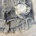 One Teaspoon One x Junkyard Distressed Denim Skirt in Blue Blossom Size 25 Photo 6