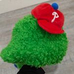 MLB Forever Collectables Philly Phanatic Green Furry Dangle Hat Red Photo 1