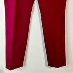 EXPRESS  Women’s Columnist Straight Pants Maroon Size 8 EUC Workwear Trendy Cute Photo 2