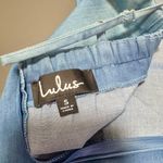 LULUS Splendid Moment Medium Wash Chambray Sleeveless Midi Dress Blue Photo 8