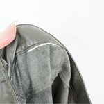 ZARA  Faux Leather High Waist Wide Leg Cargo Pants 6 Green Photo 6