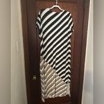 Chico's  Zenergy Diagonal Stripe Maxi Tee-Shirt Dress XL Photo 2