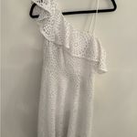 Lilly Pulitzer Elegant White Lace One-Shoulder Dress —  Photo 1