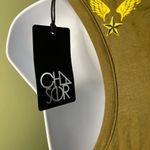 Chaser Cotton Jersey Crewneck Tank Top in Sage with Patches/Studs NWT Size Med Photo 4