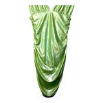 superdown  Mini Dress Sleeveless Metallic Bodycon Party Clubwear Green Size Small Photo 2