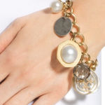 Chico's Chico’s Women Sophie Toggle Charm Bracelet $45 NWT Photo 0