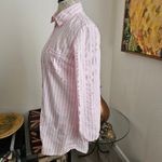 Victoria's Secret  Striped Cotton Menswear Sleep Shirt Dress size S Photo 5