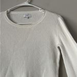 Crown & Ivy White Sweater With Rainbow Colorful Bell Flare Sleeves Size Small Photo 7