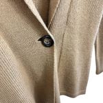 M. Rena Tan Wool Alpaca Blend Shawl Collar Cardigan Sweater Women's Size M Size M Photo 2