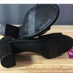 Charter Club Liliana Pump Heels Women's 8.5 M Black Suede Ankle Strap Open Toe Photo 7