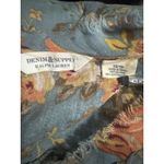 Denim & Supply Ralph Lauren  Avery Swing Floral Blouse Boho Ruffle (XS)Dusty Blue Photo 5