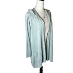 Barefoot Dreams  Cozy Chic Ultra Lite Hooded Relaxed Soft Cardigan XS Sage Green Photo 1