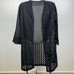 G by Giuliana Black Label Crochet Lace Knit Topper Size XXS Photo 9