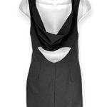 Lovely Day | Small | Sleeveless Square Neck Draped Back Little Black Dress Photo 2