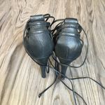 Anthropologie DV Dolve Vita Black Leather Strappy Ankle Strap 4" Heels Pumps Womens Si… Photo 2