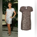 French Connection Purple Sequin Short Sleeve Mini Dress Size 2 Photo 1