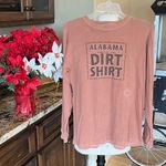 Alabama Dyed in the Dirt Shirt Cotton Long Sleeve Tan Size M Photo 1