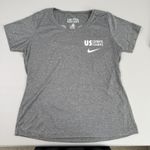 Nike  Women's US Sports Camps‎ Coach Shirt Gray Women's Medium Performance Tee Photo 0