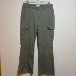 7Diamonds Nellie Cargo Pants Olive Green Flare Size 30 Photo 2