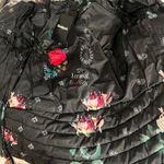 Desigual Womens Jacket Size 6 Black Sigrun 36 Padded Tartan Lettering Coat NWT Photo 9